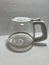 Mr. Coffee 12 Cup Replacement Glass Carafe White Coffee Pot