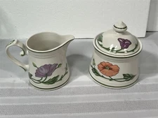 Villeroy & Boch Amapola Creamer and Sugar Bowl Nice!!!