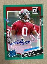 2023 Panini Donruss YaYa Diaby Tampa Bay Buccaneers Rookie Autograph Card #394