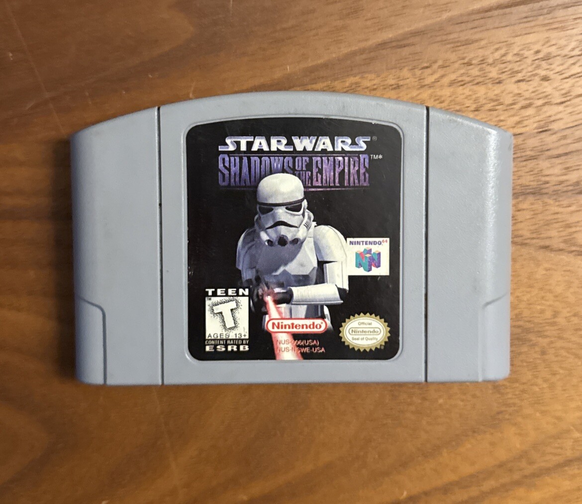 Nintendo 64 Star Wars Shadows Of The Empire N64 Game Cartridge