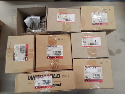 Lot Of WIREMOLD 5410-WH 5415-WH 5417FO-WH 5411FO-WH 5418FO-WH NM 