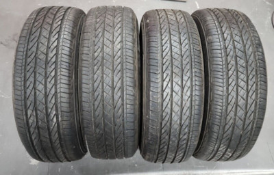 225/65R17 Bridgestone Dueller HP Sport AS 8/32 Tread DOT 2918 Used Tires Set 4x