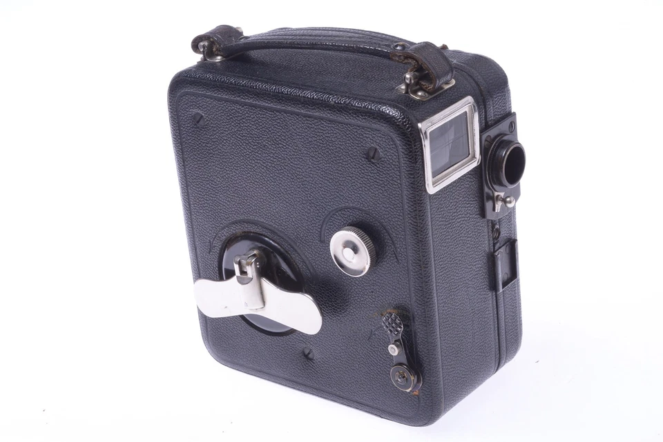 ✅ CÁMARA DE MOTO PATHE MODELO TEMPRANO 9,5 MM CÁMARA DE PELÍCULA LENTE ROUSSEL 20 MM 3,5 KYNOR Foto 2 de 4