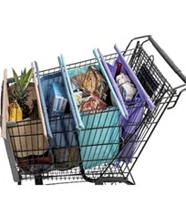 LOTUS 4 Reusable Trolley  Sustainable Shopping Carts Grocery Bag Carriers NEW