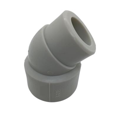 PPR Fittings: Bogen 45 grad IG-AG, 40 mm. Rohr Schweißtechnik PP-R