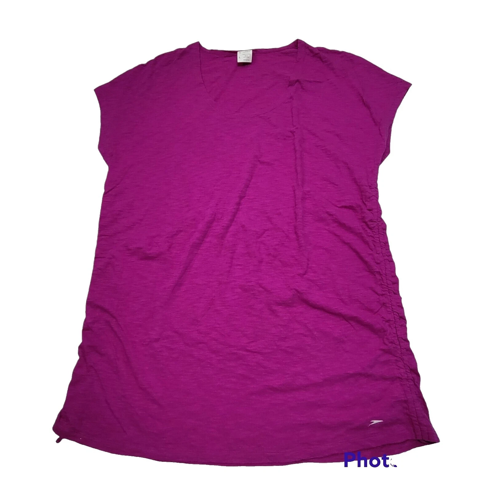 Mezcla de algodón Speedo Activewear Tops para mujer