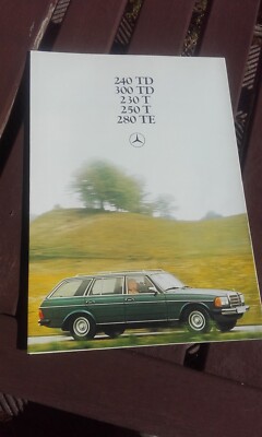 MERCEDES BENZ 240 300 TD 230T 250T 280TE VERKAUF FOLDER 08 1977 ORIGINAL W123
