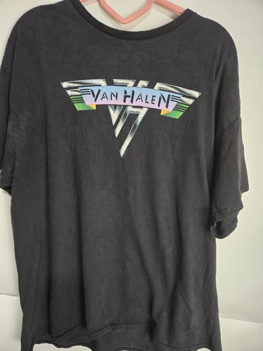 Vintage Y2k Van Halen T-Shirt Xlarge Band Concert Black Vint Vintage vintage concert t-shirt, vintage, size XL, single stitch, B+ condition
