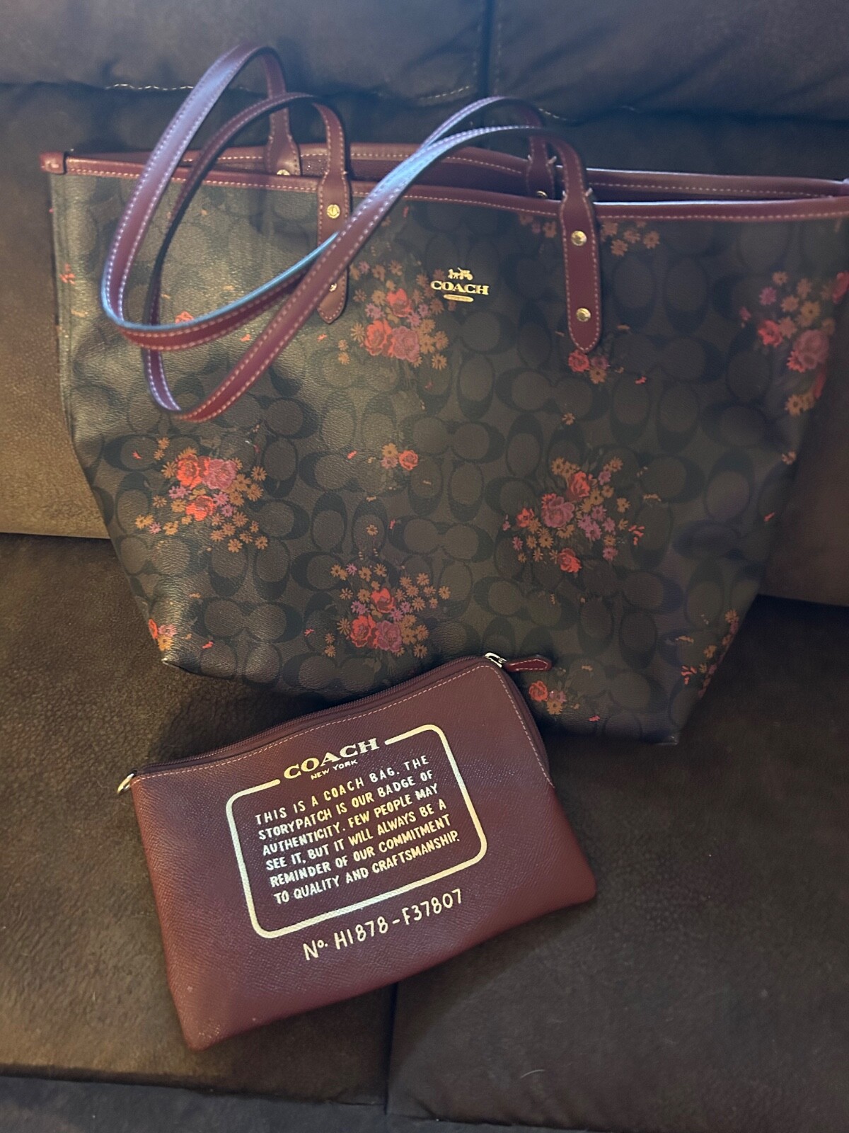 coach handbags tote new with tags-image