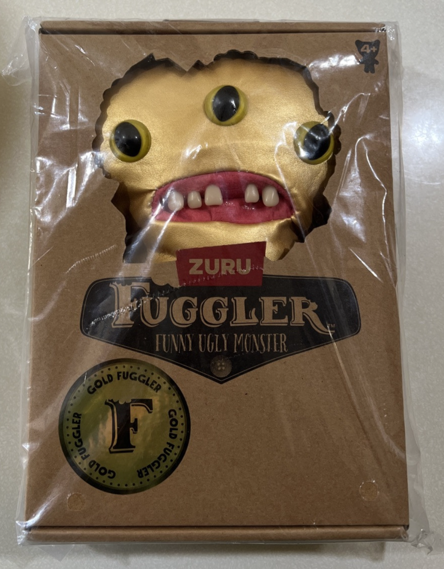 NEW 2025 ZURU Fuggler GOLD Edition REEKO-All OVER GOLD Funny Ugly