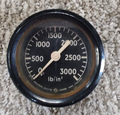 #ad VINTAGE PRESSURE GAGE ENGLAND $32.50