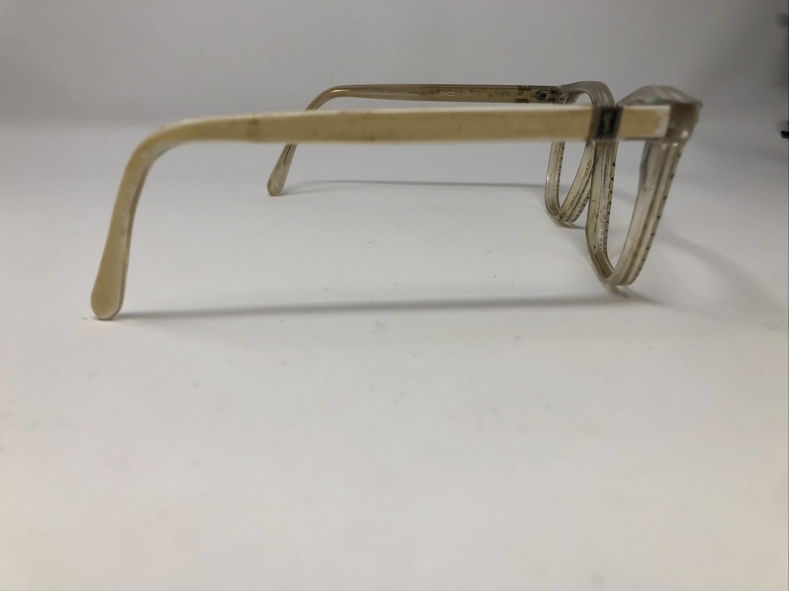 Occhiali da sole Yves Saint Laurent montatura HYRTIOS 60 12 321 beige cerchio completo 644