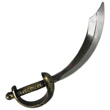 Plastic Pirate Cutlass Sword Costume Accessory