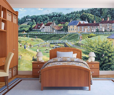 3D Stadt Kinder C784 Tapete Wandbild Fototapete Trevor Mitchell Amy