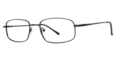 MODERN OPTICAL MODzFLEX MX907 TITANIUM EYEGLASSES 52-19-140 BLACK W/ SOFT CASE