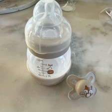 MAM Easy Start Anti-Colic Baby Bottle  Pacifier Cream NEW