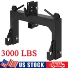 3-Point Quick Hitch Adapter for Category 1 & 2 Steel Attachment Tractor 3000 LBS