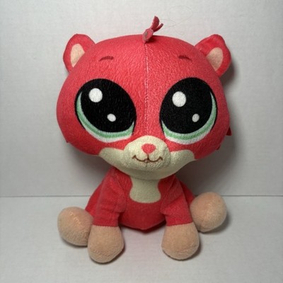 Toy Factory Littlest Pet Shop Trip Hamston Red Orange Hamster 7  Plush