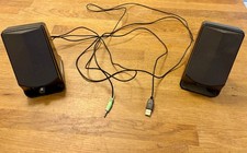 Majority DX10 Compact PC Mac Computer SPEAKERS USB 3.5" jack FREEPOST