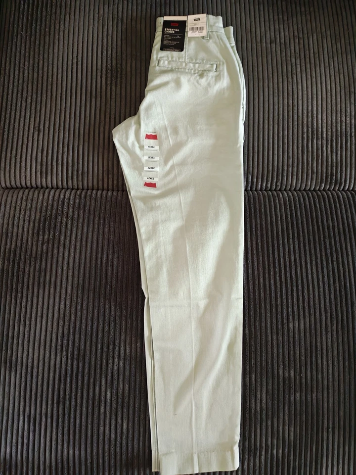 Levi's chino femme slim vert menthe T23 coton stretch poches A4673-30009 - Photo 1/4
