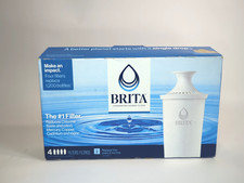 New Opened Box Pack of 4 Brita Water Pitcher Replacement Filters