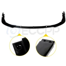 Painted Black Front Bumper Lip Splitter Spoiler Fits Toyota Camry 2018-2020