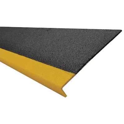 Sure-Foot 9N12009x002417m Frp Cover Med Grit, 9''X24'', Yellow/Black