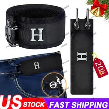 Tactical Metal Hook Elastic Belt Buckle-Less Invisible Waist Belt Closure NEW US