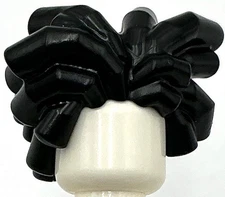 Lego New Black Minifigure Hair Wick Dreadlocks Part