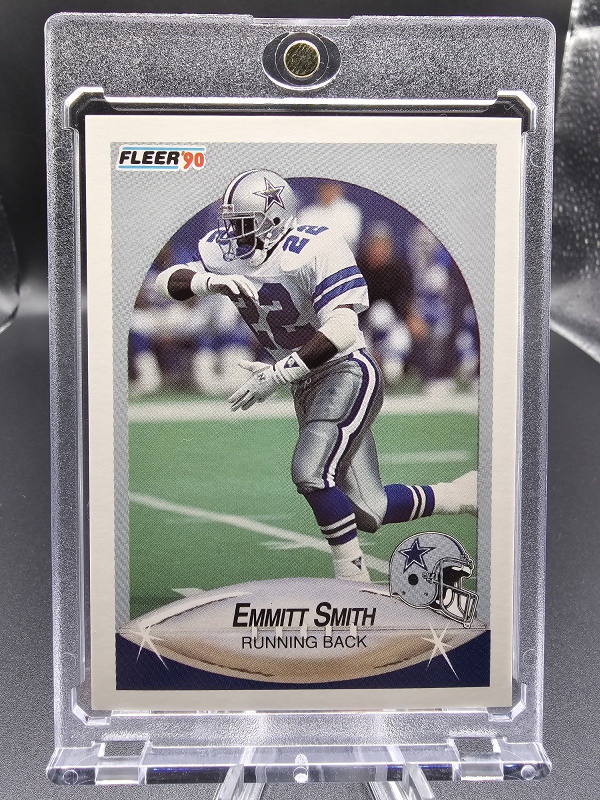 Emmitt Smith 1990 Fleer Update Rookie Card RC #U-40 Dallas Cowboys HOF