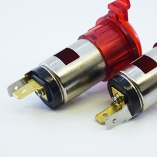 4pcs 12V Car Motor Boat Female Cigarette Lighter Power Plug Outlet Socket Red
