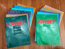 Set Of 14 LOWREY Organ Books Magic Organ Course 2-8 Songbooks 1-6,8 GOOD