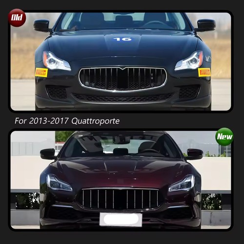 Headlights For Maserati Quattroporte 2013-2017 Upgrade LED Front DRL Turn Signal - Picture 3 of 10