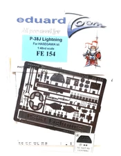 Eduard Zoom 1/48 P-38J Lightning Photo-Etch Detail Set FE154