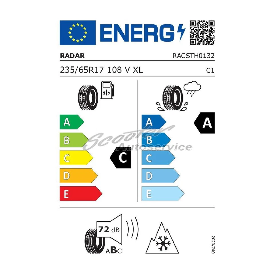 Winter-Reifen 235/65 R17 108V Radar Dimax Winter 3PMSF XL | 96912 - Bild 2 von 4