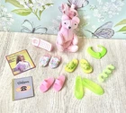 Barbie Teen Skipper Slumber Party Shoes & Accessories Lot Vintage 1990s