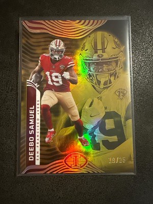 2022 Panini Illusions - Deebo Samuel #90 Gold 19/25 Jersey # Match