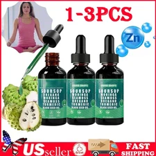 1-3PCS Soursop Bitters Liquid Drops - Immunity, Liver, Gut & Antioxidant 