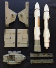 GI Joe  1988 Rolling Thunder Parts-Missiles-Fenders-Blast Doors-Scout Vehicle