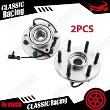 2 PCS 4WD Front Wheel Hub Bearing FOR GMC Sierra Chevy Silverado Express Tahoe
