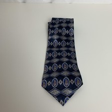 Stafford Blue Paisley Men's Tie 100% Silk Neck Tie Made In USA Pre Owned