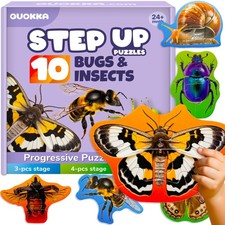 8 Animal Shape Toddler Floor Puzzles 40 Large Pieces Kids Ages 2-5 Learning