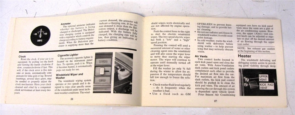 CHEVROLET Chevelle Car Owners Handbook 1972 #325159 ST 305-72 USA Edit. - Image 4 of 4