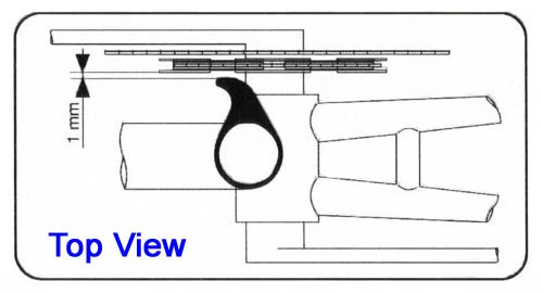 OMNI Racer Chain Guide Deda Dog Fang Fits Shimano, Campagnolo, Sram- 28.6mm - Image 3 of 4