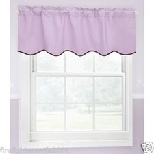 MiGi Lilac Pinwheel Valance 44x18 Lilac Lavender Brown girls room new