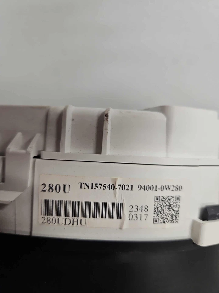 Hyundai Santa Fe 2009 3,3 L velocímetro cuadro de instrumentos velocímetro Mph temperatura del aceite combustible Foto 3 de 4