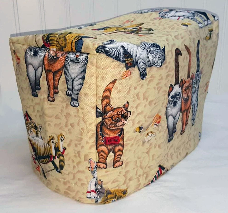 PENNY'S NEEDFUL THINGS Beach Cats Toaster Cover