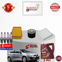 Inspektionskit Filter ÖL Kerzen Fiat Stilo 1.2 16V 59KW 80CV Von 2006->