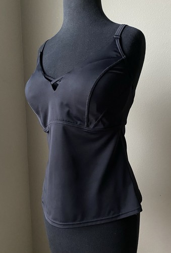 Prana Carina Black Swim Tankini 36D M - Picture 3 of 12