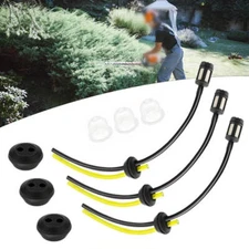 Universal Fuel Line Hose Tube Filter Fuel Primer Bulb Cover Kit For Chainsaws US